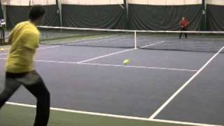 Sensational Wide Forehand Counter