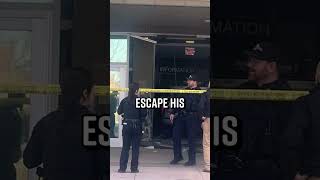Man Drives Truck Through Police Station #Shorts