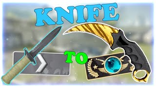 Silver 1 to Global Elite ★ Knife