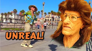 Grandpa Dancing On The Pier! (Old Man Mask)