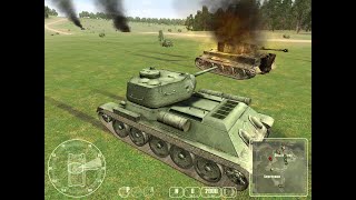 T-34 против «Тигра» ч.6 - "T-34 vs tiger tank" Прохождение игры: ч.6 Обходной манёвр