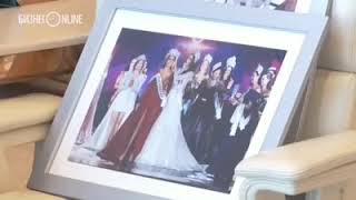 Alisa Tulynina ?? Mrs. Globe 2019 with the President of Tatarstan