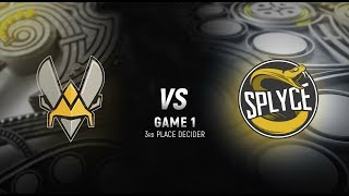 VIT vs. SPY - Third Place Match Game 1 | EU LCS Spring Finals | Team Vitality vs. Splyce (2018)