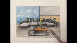 Скетч интерьера. Terekhov_architect Sketch Rolf Benz