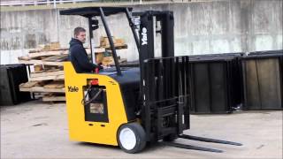 YALE STANDUP ELECTRIC FORKLIFT,