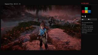 Horizon Zero Dawn: Hitting the boy in the head