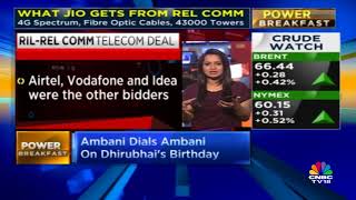 The JIO-RCom Deal | Ambani  Ambani Bhai Bhai On Dhirubhai's Birthday | POWER BREAKFAST | CNBC TV18
