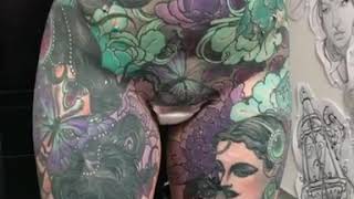 Crazy vagina tattoo @jaketattoos