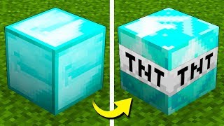 МАЙНКРАФТ ЭВОЛЮЦИЯ АЛМАЗНЫЙ БЛОК VS ТНТ ИЗ АЛМАЗОВ ТРОЛЛИНГ TNT MINECRAFT НОВАЯ ВЕРСИЯ МАЙНКРАФТ 2.0