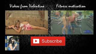 beautifull gymnast Valentina with her