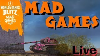 LIVE - WoT Blitz MAD GAMES // Platooning // Making Some Funny Moments