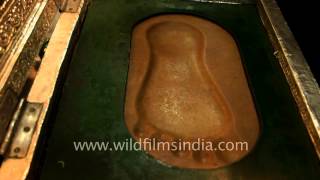 Sacred footprint of Prophet Mohammad at Nizamuddin Auliya