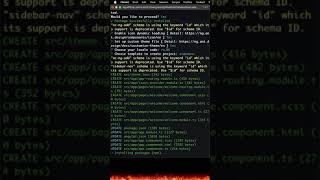 Angular быстрый старт #SHORTS