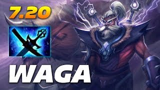 WAGA Disruptor Carry | Yasha and Kaya | 7.20 DOTA 2 NEW PATCH