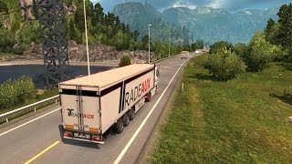 ETS 2 Multipleer v1.23 Прикольный конвой по Скандинавии