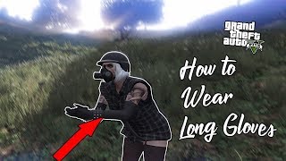 GTA 5 How To Wear Long Gloves With Your Female Character 1.43