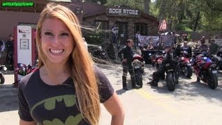 Riding a Scooter in California with this Sexy Blonde Girl! Damn so Sexy!!