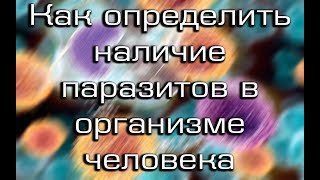 Симптомы паразитов в организме: как выявить?
