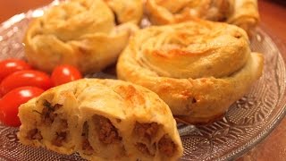 KIYMALI RULO BÖREK - Hazır Yufkalı - Börek Tarifleri CANANDAN-TARİFLER.COM