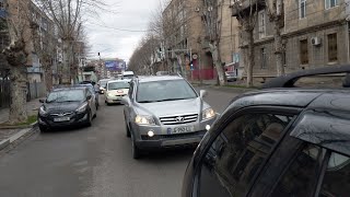 Цены на бензин растут, в Грузии протестуют - видео акции водителей в Кутаиси