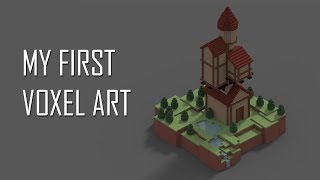My first Voxel art