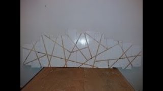 25 $ headboard | tete de lit|فكرة راس سرير|سهل جدا|على الموضة|غير مكلف