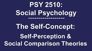 Self-Perception & Social Comparison