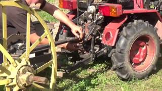 Картофелекопалка веерная прицепная польского производства, конная. Мини-трактор МТЗ 132н