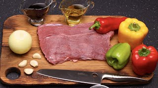 МЯСО ???? с ОВОЩАМИ ????️???????? на СКОВОРОДЕ