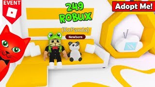 У меня появился КоПанда в игре Адопт Ми роблокс | Adopt Me roblox | Выбиваю белую (золотую) крысу