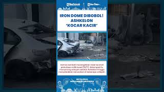 SHORT | Iron Dome Kebobolan Lagi! Roket Hamas Hancurkan Ashkelon, Warga Sampai Trauma