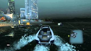 Watch Dogs PC R9 280X ULTRA setttings (Rainy and stormy night, Boat Gameplay)