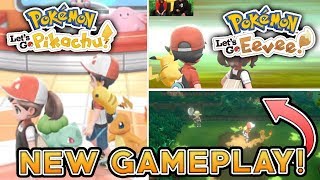 POKEMON LET'S GO PIKACHU & LET'S GO EEVEE NEW CO-OP GAMEPLAY! BREAKDOWN & THINGS MISSED!
