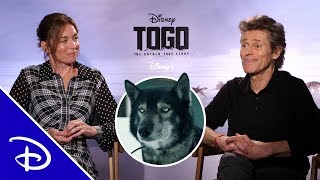Willem Dafoe and Julianne Nicholson Answer Questions About Togo | Disney