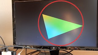 3D GLES on Raspberry Pi 3: colorful rotating triangles