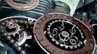 Двигатель ММВЗ (Минск 12V) окончание сборки,хитрости по сцеплению.