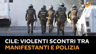 #Cile: violenti scontri tra manifestanti e polizia