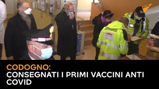 Codogno: consegnati i primi vaccini anti Covid