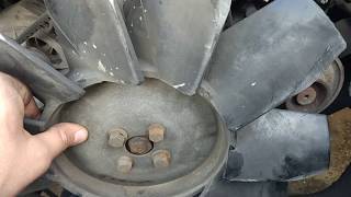 Газель умз 4216 е-3 сломалась шпилька привода вентилятора, сломался моторчик печки .