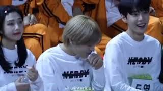 Red Velvet Joy interaction with NCT Doyoung, Taeil, Yuta