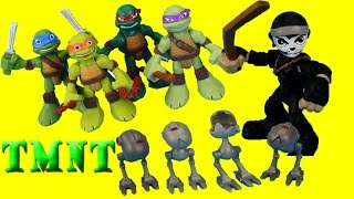 Teenage Mutant Ninja turtles Save Casey Jones from Shredder and Krang TMNT NICKELODEON Just4fun290