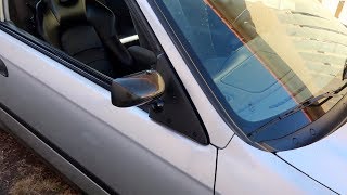 APR Carbon mirrors on the EK Hatch - Installation.