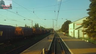 Ж/Д станция Демурино. С кабины локомотива ВЛ8м