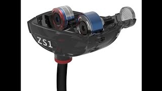 QKZ ZS1 Two Unit Driver in-ear headphones