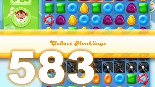 Candy Crush Jelly Saga Level 583 (3 star, No boosters)