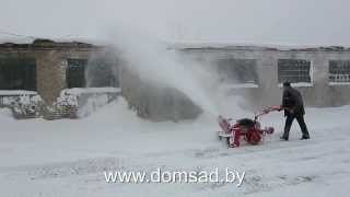 Уборка снега мотоблоком "Салют-100 Л6.5"
