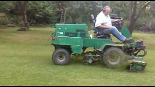 Ransomes Mower does the lawn