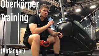 Oberkörper Training | Bankdrücken Langhantel-Rudern Arm-Training + Nacken workout für Anfänger | FLO