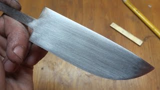 Продольный сатин (нож своими руками-это просто)