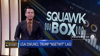 Usai Dikunci, Trump "Ngetwit" Lagi